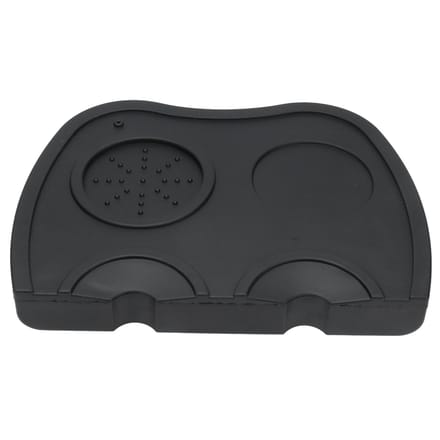 Tapis de bourrage de café en silicone antidérapant et souple, résistant à la chaleur, pour coins black