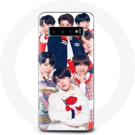 Coque pour Samsung Galaxy S10 Edge BTS Affiche Memebers Cadeau de Noël 2023