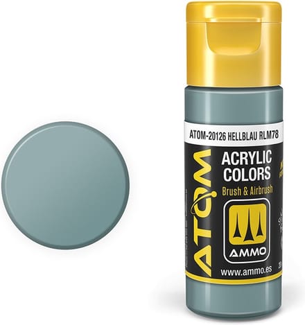 AMMO by Mig Jimenez Hobbyverf Acrylverf - MIG 20126 ATOM - Hellblau RAL78 - Acryl - 20ml Verf flesje - 20 ml