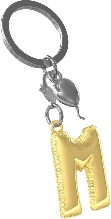 Metalmorphose Initialen Alfabet Sleutelhanger Letter M