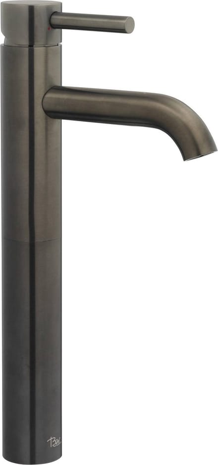 Ben Lavion Wastafelkraan - 22 cm Hoge uitloop - Geborsteld Zwart