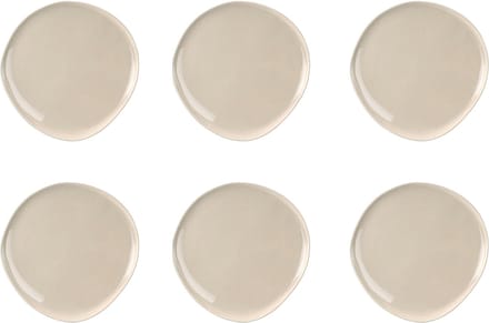 Medard de Noblat - Oslo Linen - Dessertbord 22 cm - 6 delig - Stoneware