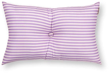 vtwonen Sierkussen - Gestreept - Kussen voor de Woonkamer - Lila - 35x55cm