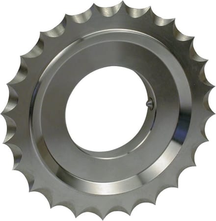 Allpa Touwsnijder schroefas - RVS 316 - 22 mm as diameter - 80mm buitenmaat