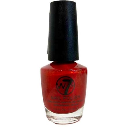W7 Nail Polish 61A Red Ribbon 15 ml