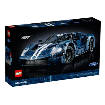 LEGO Technic 2022 Ford GT Auto Supercar Modelbouwpakket voor Volwassenen - 42154