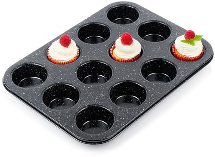 Muffinvorm Graniet 35x26,5 cm - Bakvorm - Cupcake Vorm - Muffin - Vormpjes