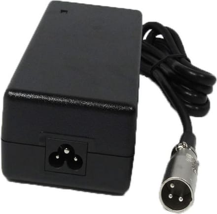 Fietsaccu lader - Elektrische fietsoplader - 24V - 2A - met XLR 3 pins stekker
