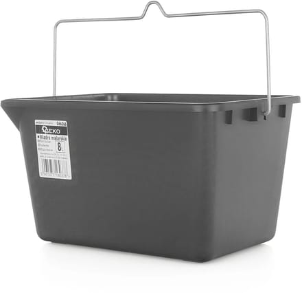 GEKO Verfemmer - 8L - Stevig PP Plastic - Met Groeven en Liter Markeringen