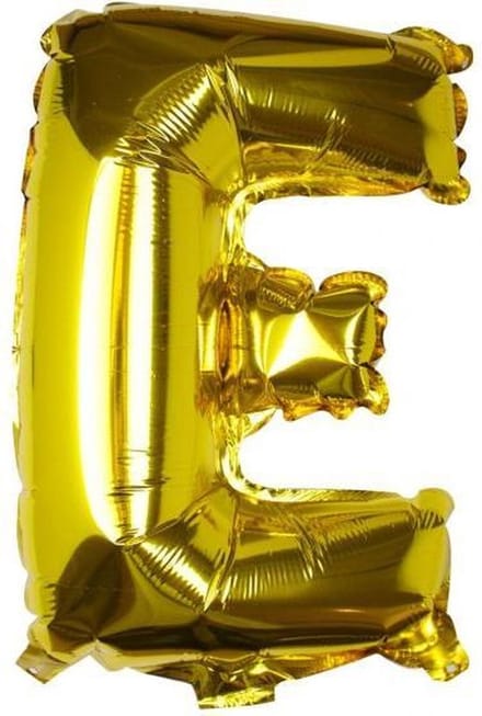Ginger Ray Pick & Mix - Folieballon letter E - goud