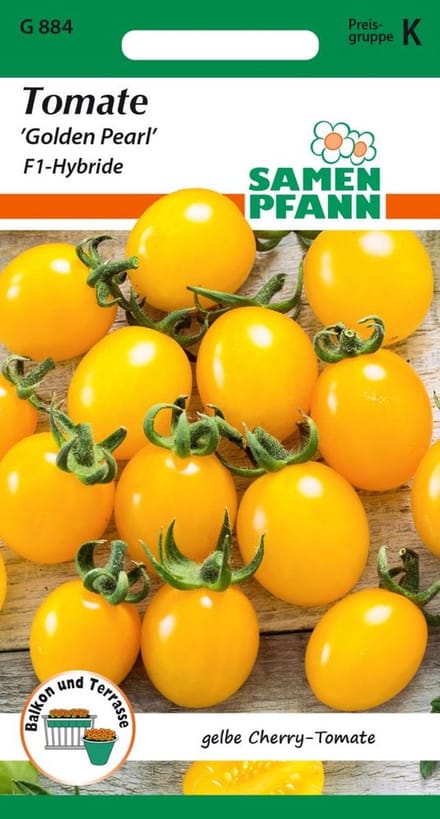Cherrytomaat, Golden Pearl F1 - Groentezaden, tomatenzaden