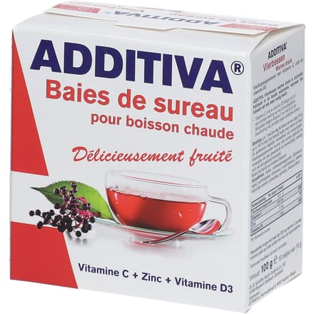 Additiva Vlierbessen Warme Drank Zakje 10