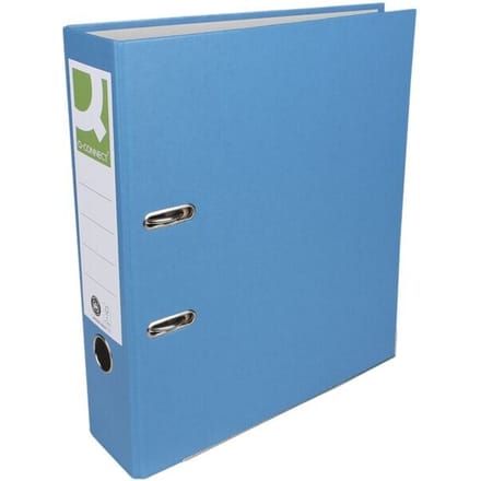 Q-CONNECT ordner | voor ft A4 | uit Recycolor papier | rug van 8 cm | blauw