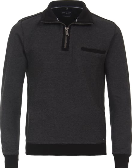 CASA MODA comfort fit schipperstrui - grijs melange