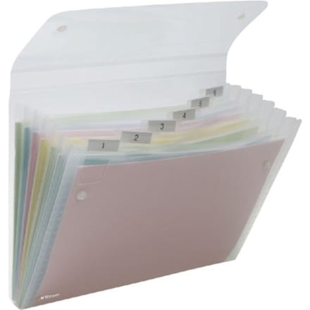 Sorteermap Rexel Ice 6-vaks transparant