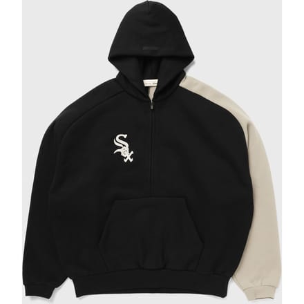 WHITE SOX RAGLAN HALF ZIP SPORT HOODIE