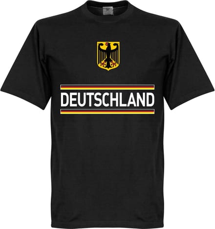 Duitsland Team T-Shirt - Zwart  - S