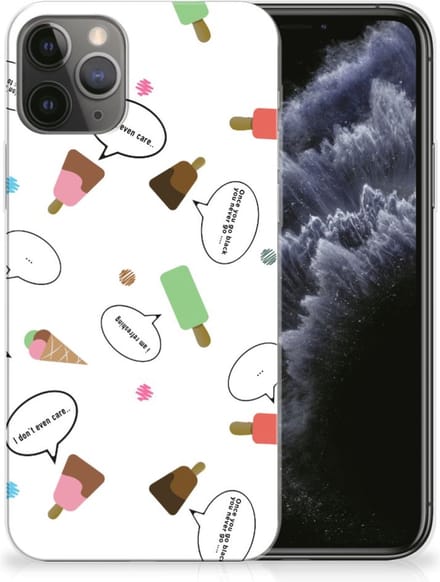 Apple iPhone 11 Pro Siliconen Case IJsjes