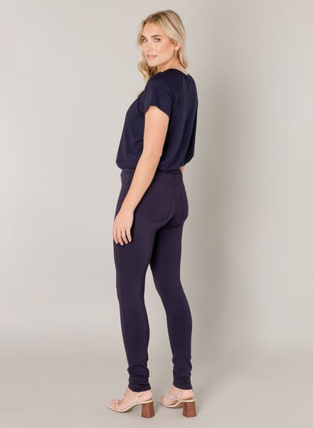 BASE LEVEL Ornika Tregging - Dark Blue - maat 40