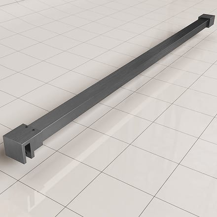 Wiesbaden Slim stabilisatiestang 120 cm gunmetal