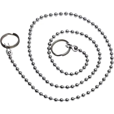 Sanivesk Kogelketting + Ringen 50cm Chroom 4pp