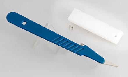 Romberg  Stekmes scalpel steriel staal 14cm.