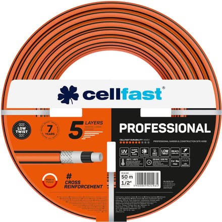 Cellfast Professional - tuinslang, diameter 1/2 inch, lengte 50 m, 5-laags