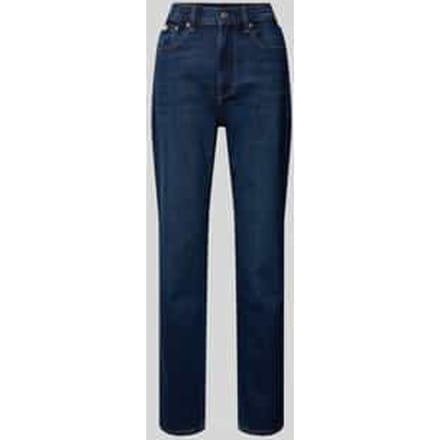 Straight fit jeans met logopatch model 'New Moon'