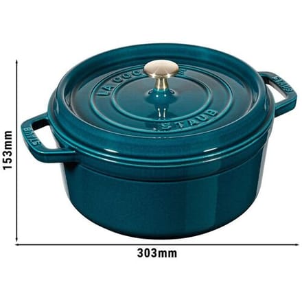 STAUB LA COCOTTE - Kookpot - Ø 240mm - Gietijzer - La-Mer