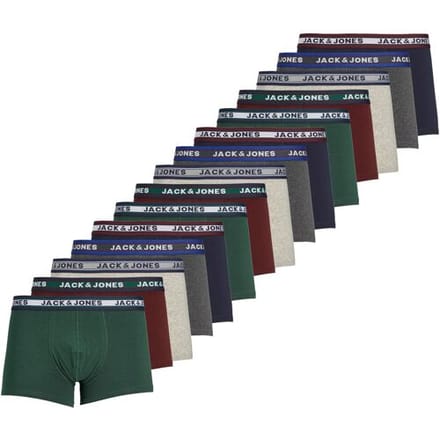 Jack & Jones Boxershorts JACOLIVER - 15 pack - Trunks - Multicolor - Heren Onderbroek - Maat M