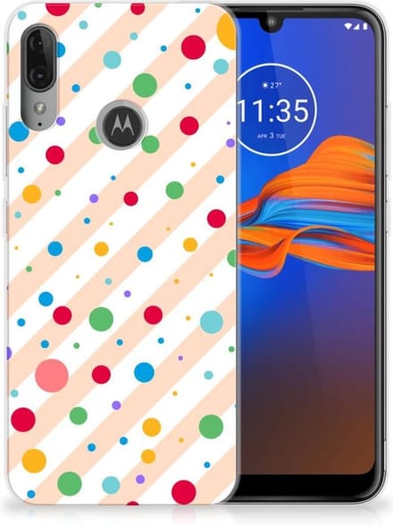 Motorola Moto E6 Plus TPU bumper Dots