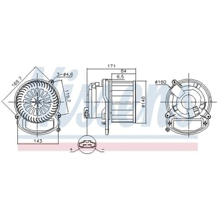 Interieurblazer NISSENS 87635