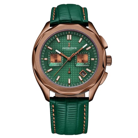 Jacob Zech - Heren Horloge Lisboa - Groen