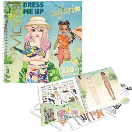 Depesche - TOPModel Dress Me Up safari stickerboek