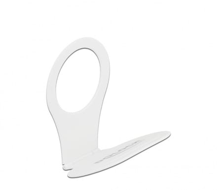 DeLOCK smartphone laadhouder voor stopcontact / wit