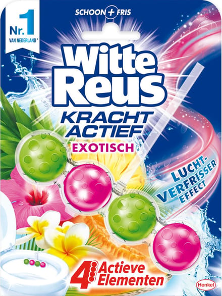 Witte Reus Toiletblok Kracht Actief Exotisch