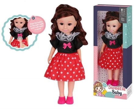Babypop Meisje 35cm - Speelgoed voor Kinderen vanaf 3 Jaar