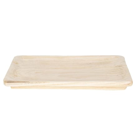 Clayre & Eef Decoratie Dienblad 41x28x4 cm Bruin Hout