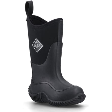 Muck Boots Hale Rubberen Zwarte Regenlaarzen Voor Kinderen
