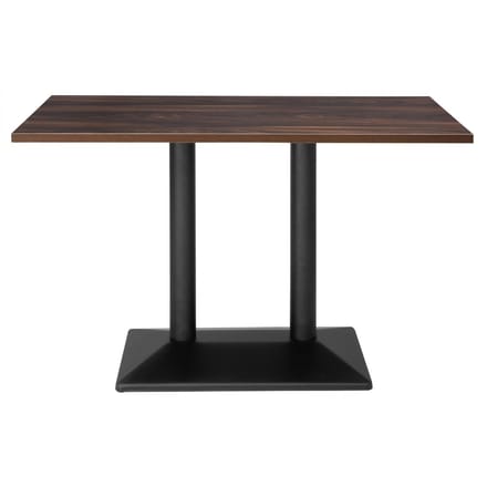 Bolero eettafel voor binnen donker hout 1200mm