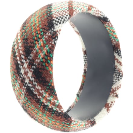 Behave - Armband - Bangle met Schotse ruit - Klassiek patroon - Bruin