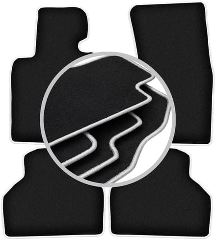 CARLUX-SILVER automatten voor: BMW 7 E65 sedan (2001-2008)