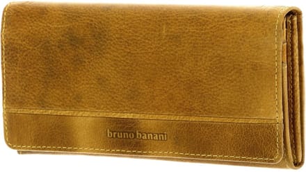 bruno banani Portemonnee Frankfurt Wallet with Flap Yellow Geel