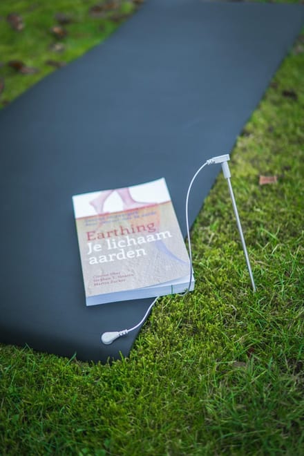 Aardings YogaMat - 183x61 cm - Incl. adapter en aansluitkabel  - yoga