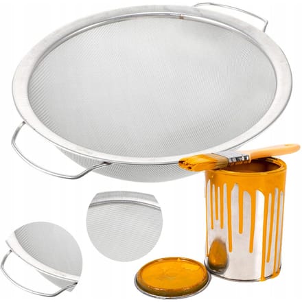 Rosfix Verfzeef Filter - 60 Mesh - RVS 290 Mm Ø - Herbruikbaar voor Airless Verfspuit en