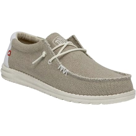 Hey Dude Wally Braided Instappers beige Canvas - Maat 41