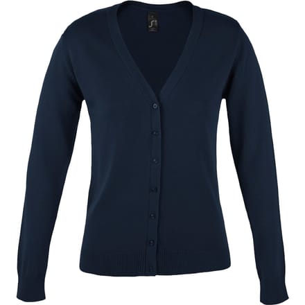 SOLS Vrouwen/dames Golden V Neck Cardigan (Marine)