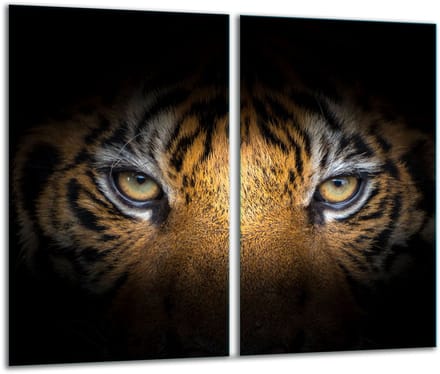 TMK ArtDeko - Snijplank - Glas - 2x 30x52 - Zwart