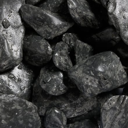 Aqua Della - Aquariumbodembedekking - Vissen - Aquariumgrind Pebbles Black 2kg - 1st