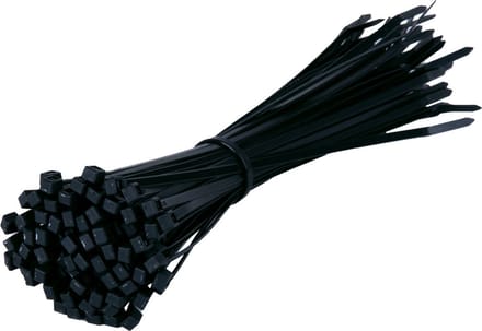 TD47 Kabelbinders 3.6 x 200mm Zwart - Tie wraps - Tyraps